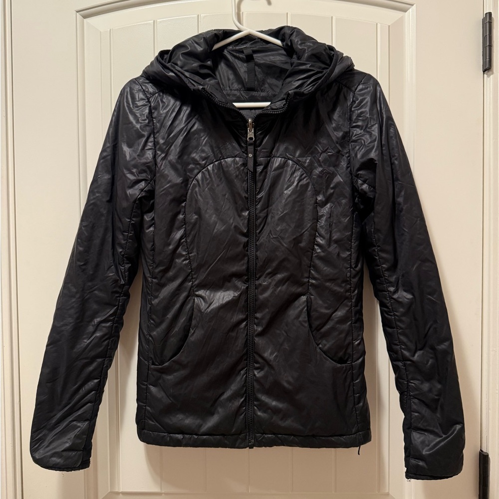 lululemon Women’s Black Puffer Hoodie Jacket